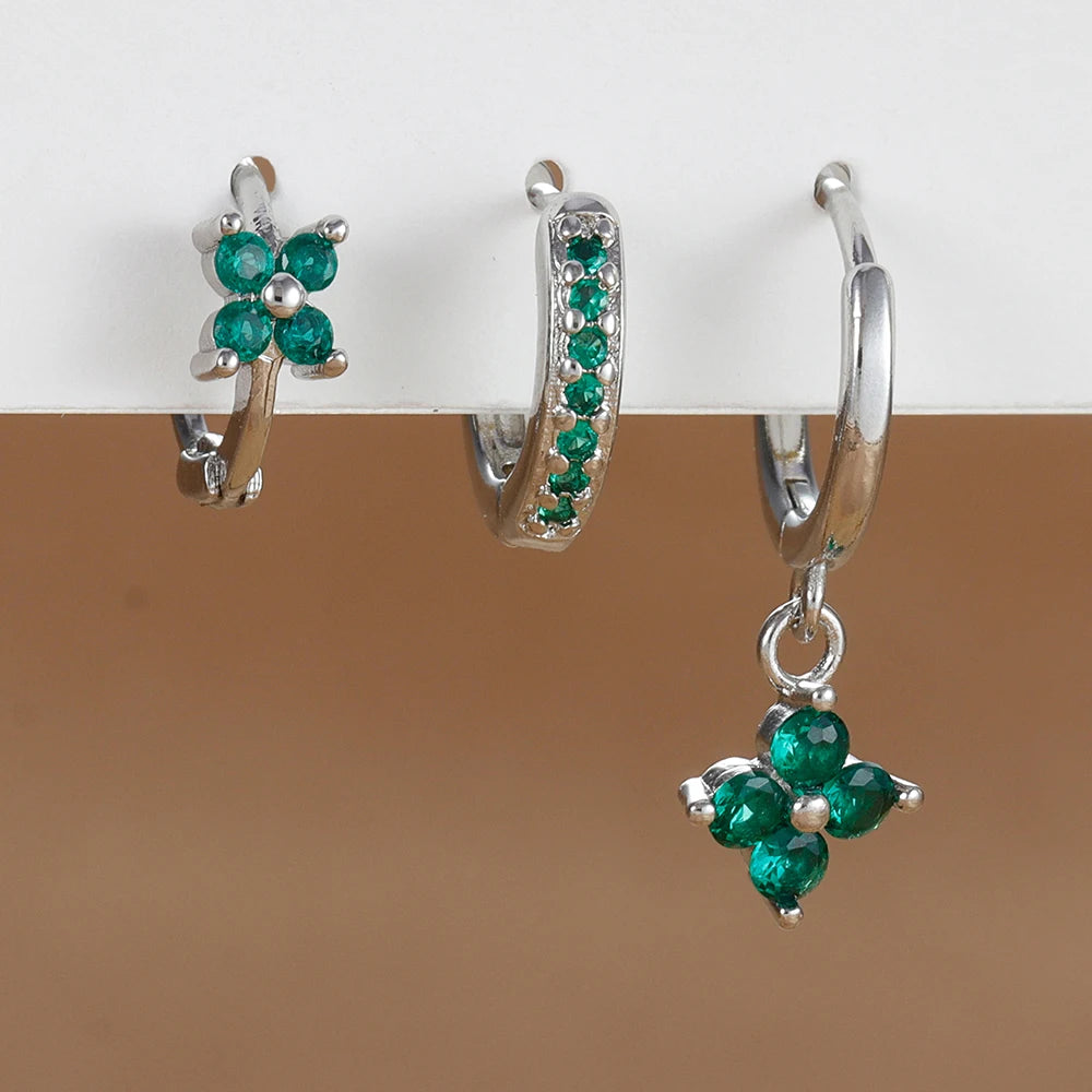 Trendy Stainless Steel Flower